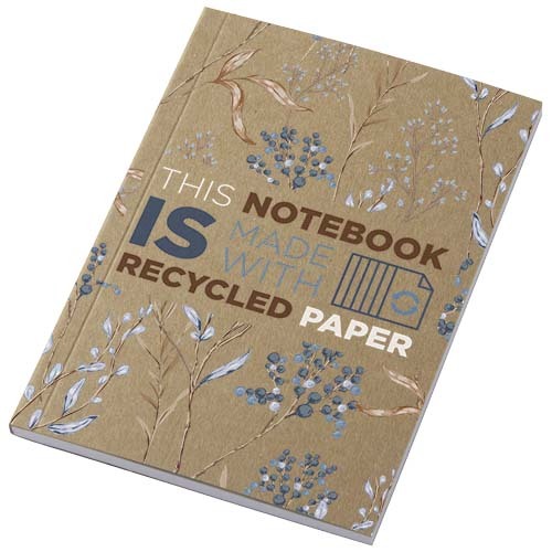 Blocco note formato A6 con copertina morbida in carta kraft riciclata e 50 fogli Novella Austen - 210267