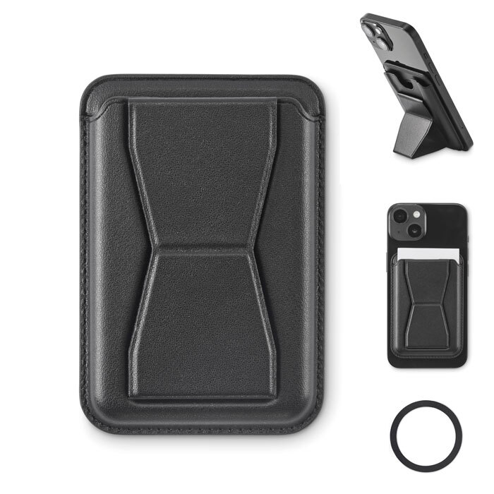 LEAMAG. Portacarte magnetico in PU - MO2654