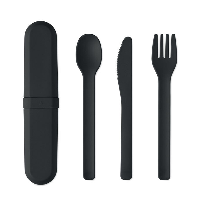 BITEFUL. Set di posate e astuccio in PLA - MO2743