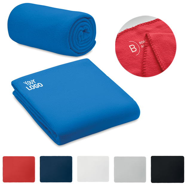 coperta in pile rpet personalizzabile
