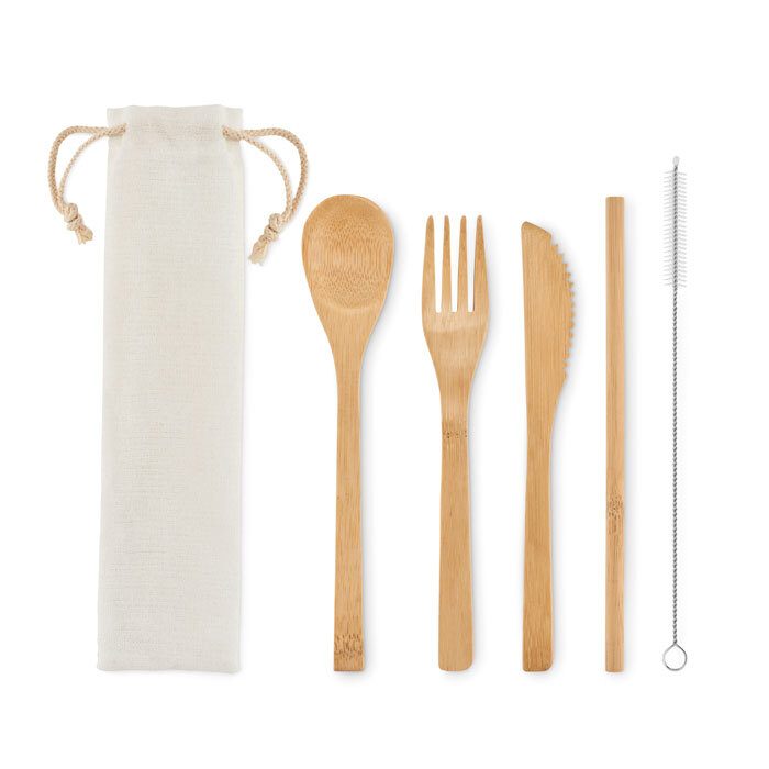 SETSTRAW. Set posate in bamboo - MO6121