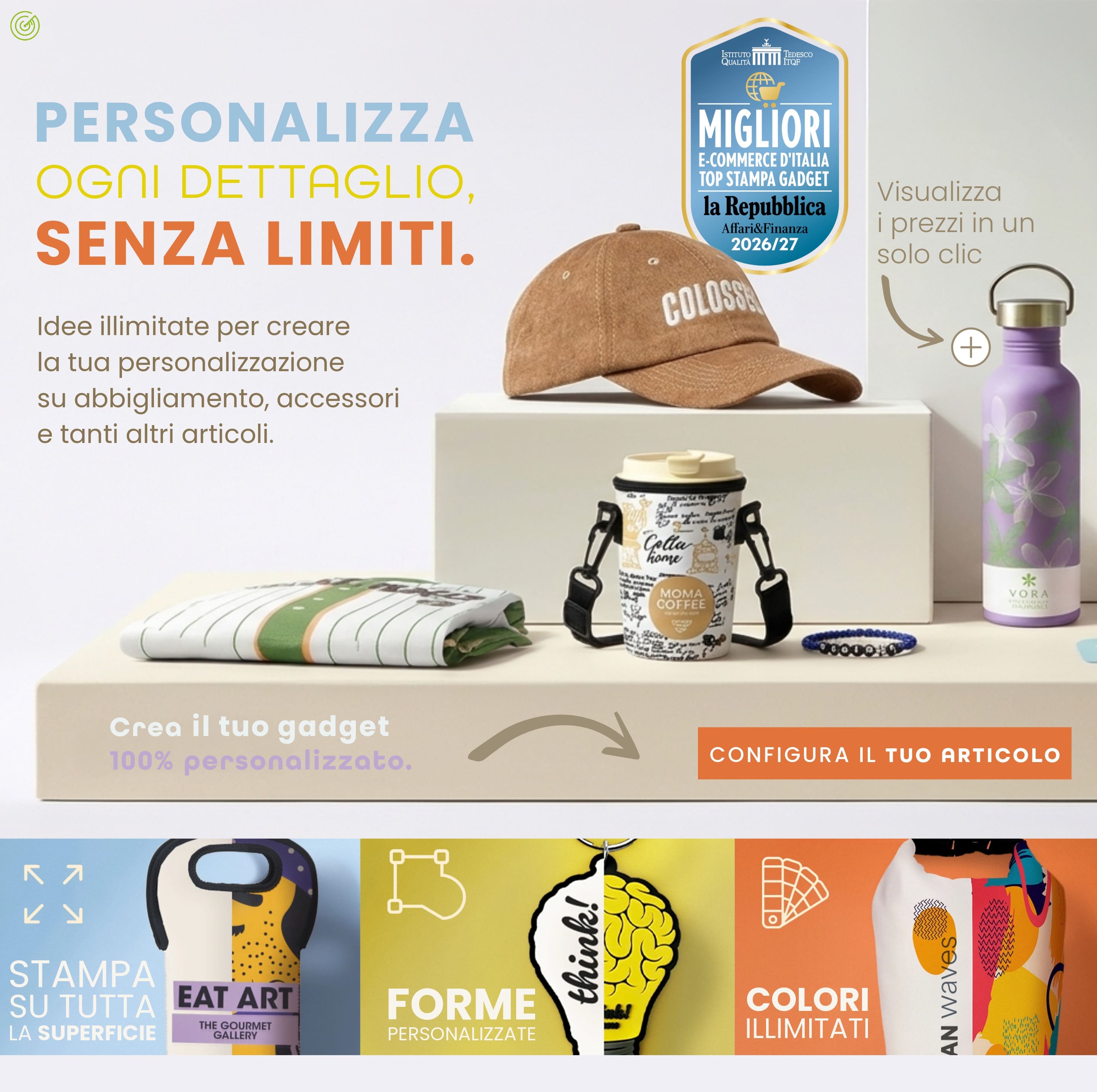 personalizza ogni dettaglio senza limiti