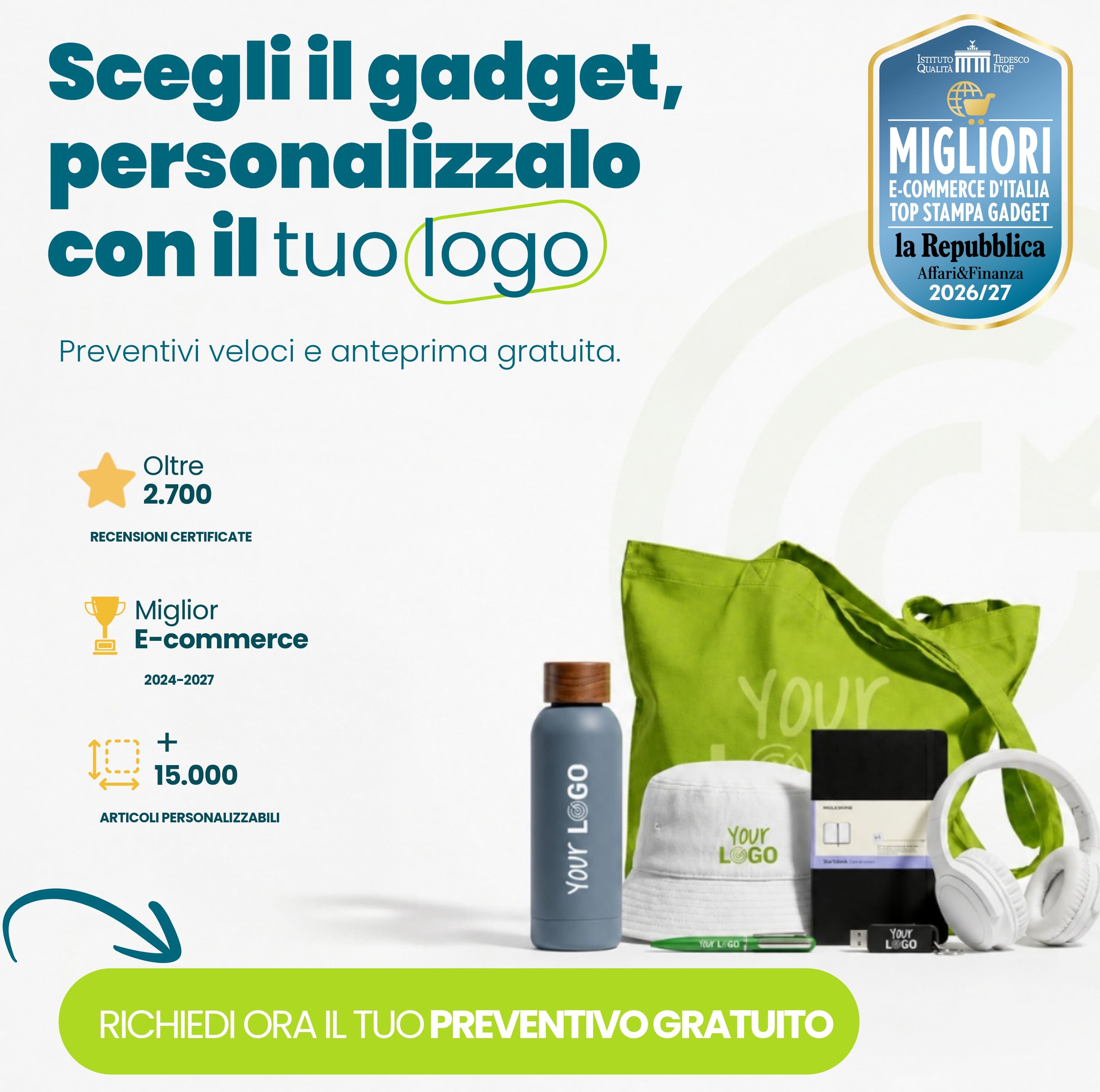 preventivi veloci e anteprima gratuita